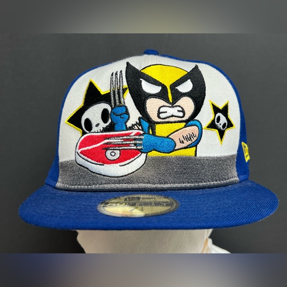 Exclusive New Era 59fifty Tokidoki Marvel X-Men Wolverine Fitted 7 1/2 Hat